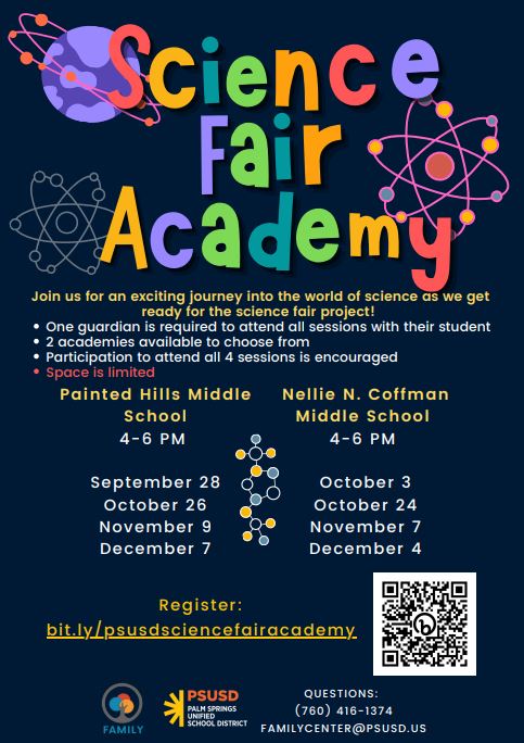  Science Fair Academy Poster